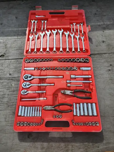 For sale a Toolex Professional Tool Kit Automotive Motorcycle Mechanics Kit. This is great to have i...