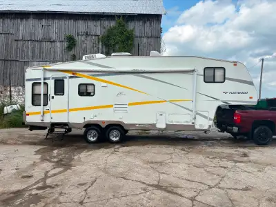 Canadian Made Fleetwood Pagasus 5th Wheel. Spacious well loved trailer with new upgrades in the last...