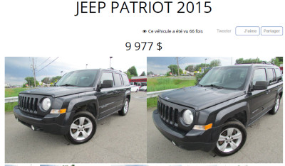 Jeep Patriot 2015 à vendre