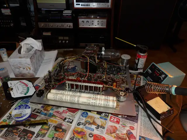 Stark model 9-66A tube tester, CONSIDERING TRADES in Stereo Systems & Home Theatre in Gatineau - Image 4