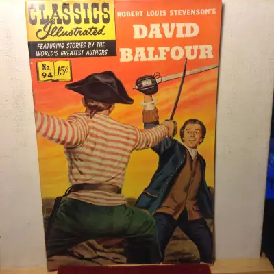 CLASSICS ILLUSTRATED #94 FINE+ ORIGINAL DAVID BALFOUR, View more