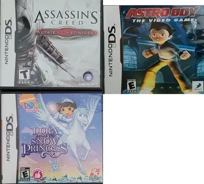 Nintendo DS - Astro Boy, Assassin's Creed, Dora, View more
