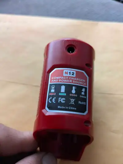 ADAPTER AND CHARGER FOR MILWAUKEE M12 BATTERY , View more