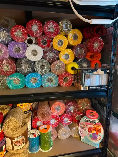 Discounted Rolls of Wreath Crafting Mesh, View more