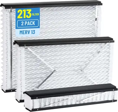 2 Pack 213 Air Filter 20x25x4 MERV 13 for Aprilaire 1210/1620/21, View more
