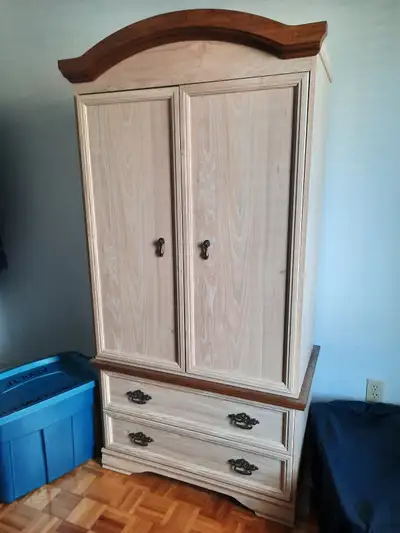 Meuble , armoire – 3 étagères – 2 tiroirs, View more