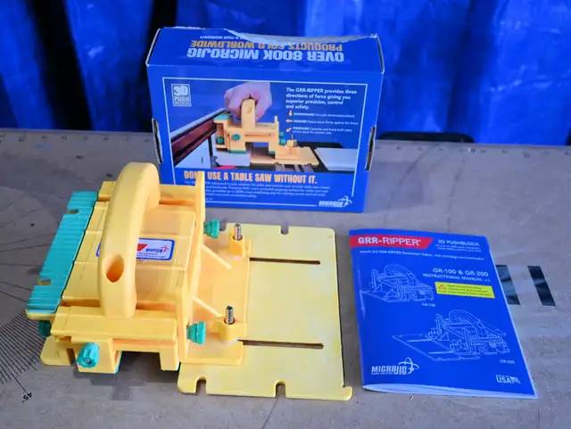 Microjig GRR-Ripper 3D Pushblock Model GR-200 in Power Tools in Edmonton - Image 3