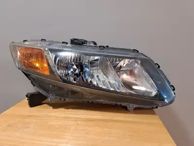 2012 Honda Civic Left and Right Headlight Assembly. Right one at 95% transparency Left one at 90% tr...
