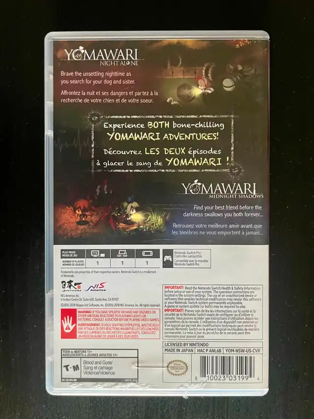 Yomawari: The Long Night Collection (Nintendo Switch) in Nintendo Switch in Edmonton - Image 4