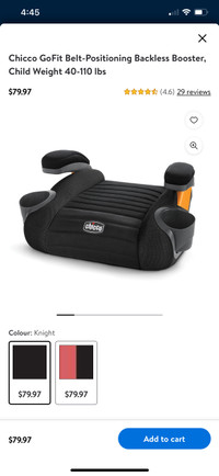 GoFit - Car Booster Seat (for kids) new in box 