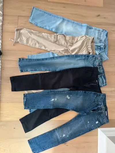 5 pairs Trendy Teen Jeans & Pants, View more