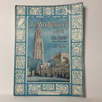Vintage Whiffenpoof Song Sheet Music 1936