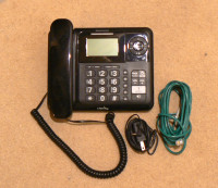 Clarity-Amplified Big Button Corded Phone with Answering Machine