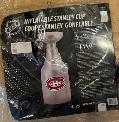 JF SPORTS MONTREAL CANADIENS INFLATABLE STANLEY CUP, View more