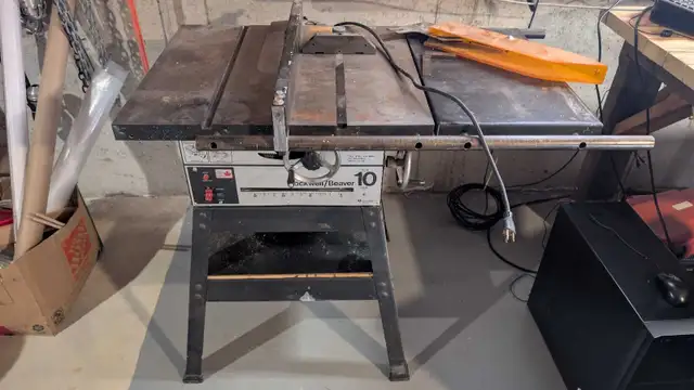 Rockwell Beaver 10in Table Saw in Power Tools in London - Image 3
