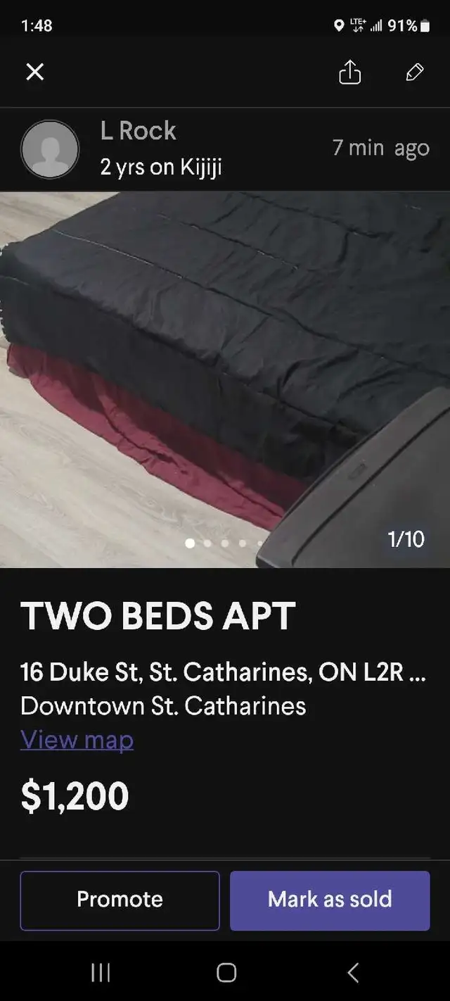 TWO BEDS SHARE 1,200inc590991602452408321