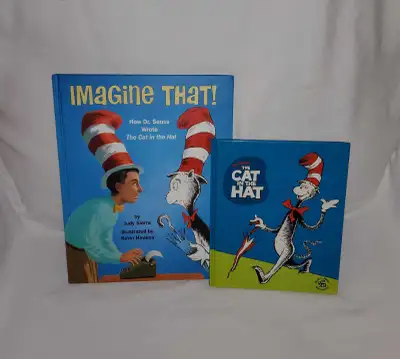 2 Dr Seuss The Cat in the Hat Children's Books, Imagine That! You receive 2 Dr. Seuss "The Cat in th...