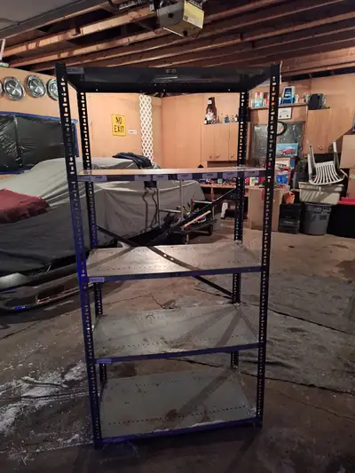 Metal Shelf 3'X6'-18" Deep - 5 Shelves, View more