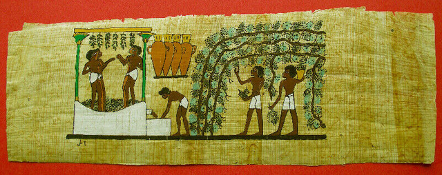 3 peintures sur papyrus Egypte dans Art et objets de collection  à Longueuil/Rive Sud - Image 2