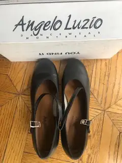 Tap Shoes Angelo Luzio Leather ,Capezio Taps - Women's Size 8, View more