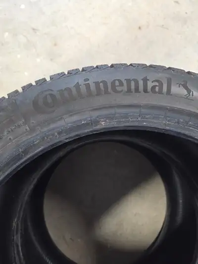 2 winter tires Continental 245/40R 18 Used - great condition both for $160