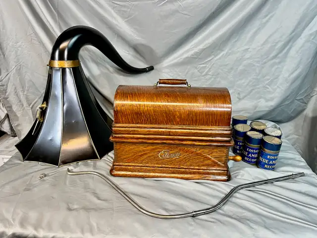 Edison Phonograph Gramophone Victrola | Arts & Collectibles | Kitchener ...