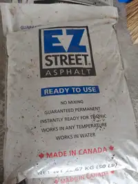 Asphalt patch in a bag