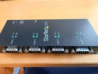 StarTech.com 4 Port USB to Serial RS232 Adapter - Wall Mount - D, View more