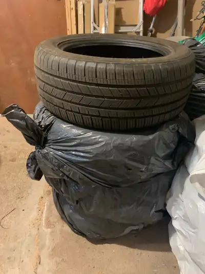 Moto master performance edge 235/55R17 Used in excellent condition. Stored in bags in garage over th...