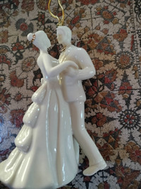 Lenox Bride and Groom Ornament - NEW