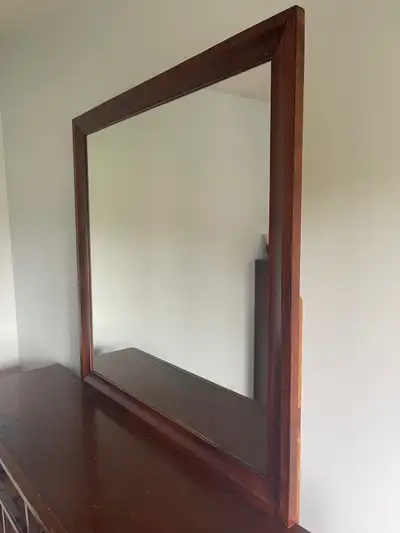Mirror for Sale: 41 X 41 Inches, Use with Dresser or Stand Alone, View more
