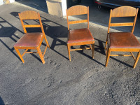 Wooden chairs $15 OBO