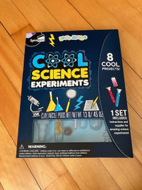 Children's Educational SCIENCE EXPERIMENT BOOK with contents
