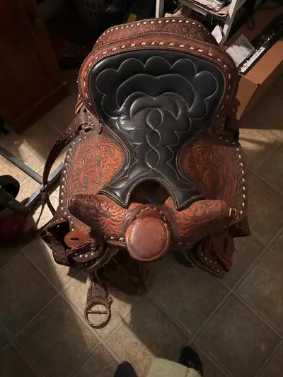 Saddles , Antique Leather Western. $400 each, View more