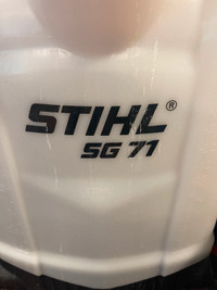 Stihl SG71 pulvérisateur