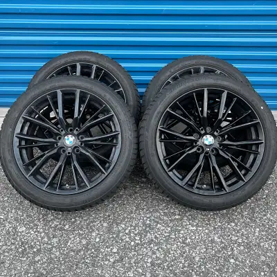 Wheels: Matte Black 18 Inch OEM Style 796M Fitment: G20 / G22 / G23 / G42 (330i, M340i, 430i, M440i,...