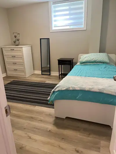 Bright Furnished Basement Room for Rent – Female Only One very bright, clean, and fully furnished ro...