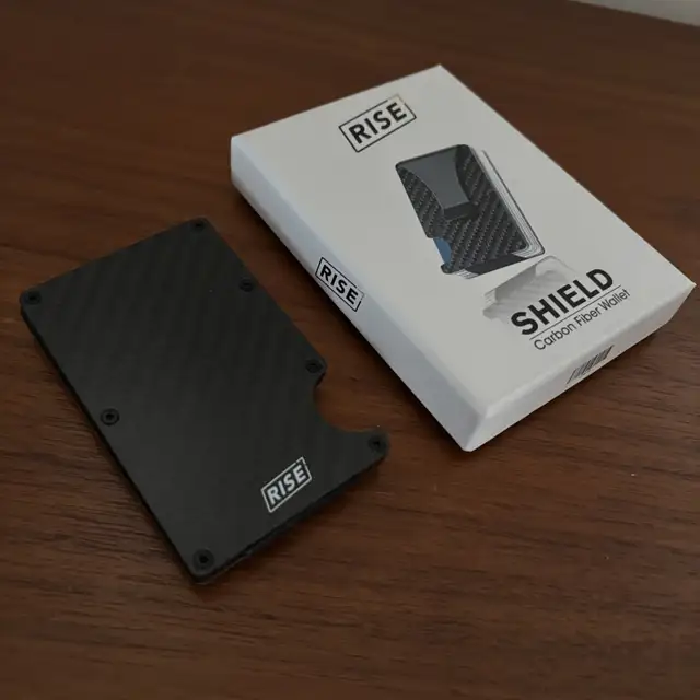 *New* Rise Shield Carbon Fiber Wallet, was $120