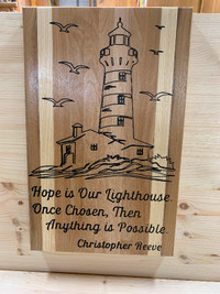 Beautiful Placque - Hope is Our Lighthousr