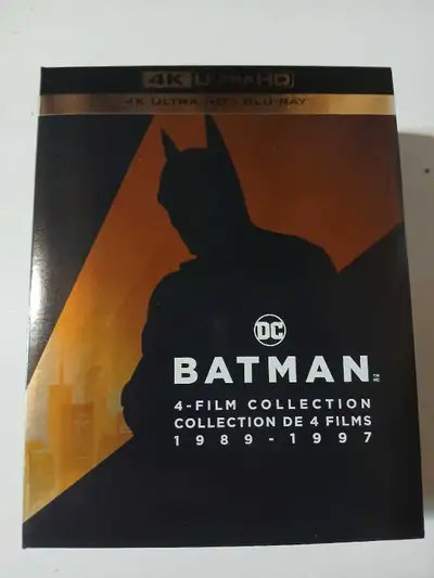 4K! BATMAN ALL 4 ORIGINAL MOVIES SET , View more