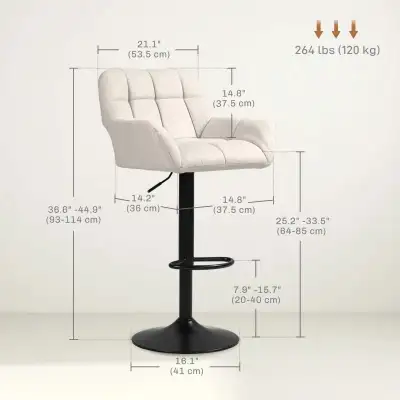Swivel Bar stool Adjustable Bar Stool with Footrest , View more