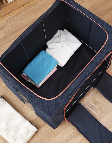 100L Steel Frame Cotton & Linen Storage Bin Top & Front Openings in Storage & Organization in Oakville / Halton Region - Image 5
