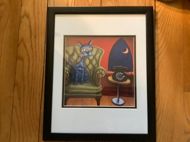 Attention Cat Lovers! Vtg Print “Stella” byArtist Will Rafuse in Arts & Collectibles in Belleville