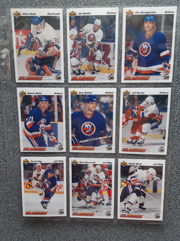 Carte de hockey Islanders de New York Upper Deck 1991-1992 dans Art et objets de collection  à Lévis - Image 2