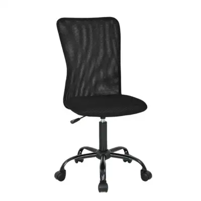 OffiClever Ergonomic Office Back Rolling Swivel Chair, Black, View more