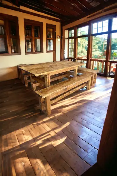 Dining table with matching bench , View more