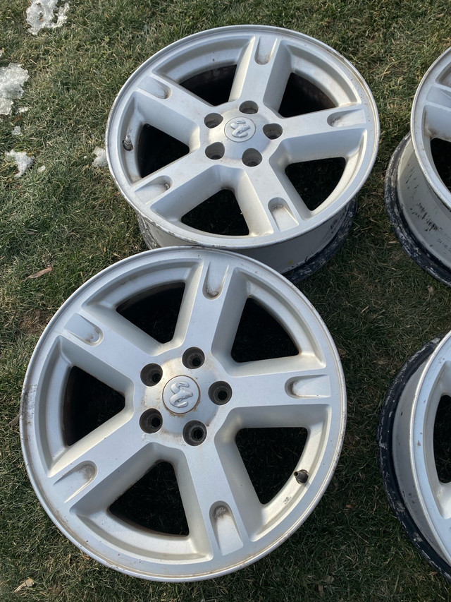 Dodge Aluminum Rims 17 inch  in Tires & Rims in St. Catharines - Image 2