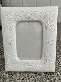fabric covered photo frame
