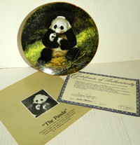 'The Panda', Endangered Species Collector Plate