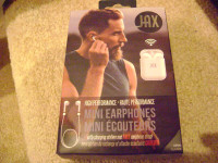 JAX Mini Earphones Model i95-TWS Brand New in Unopened Box